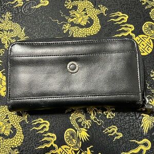 Genuine leather samsonite black wallet